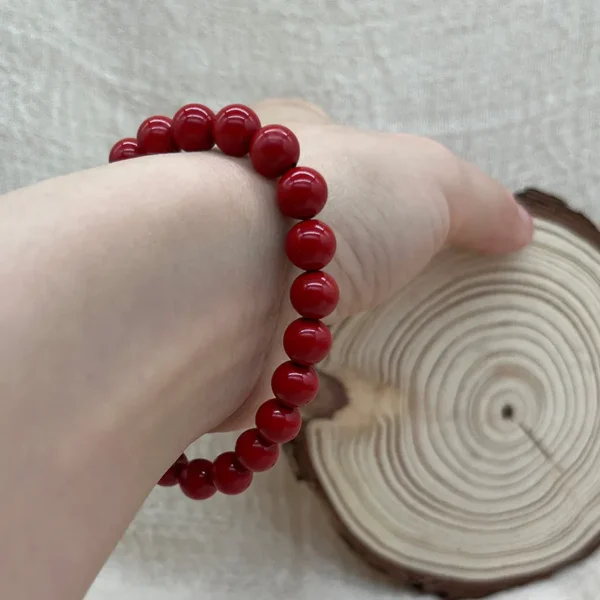 Chinese Cinnabar Bracelet