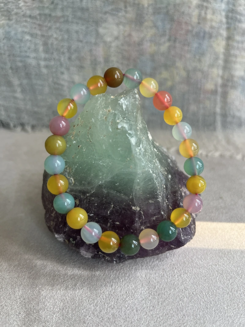 Colorful Agate Healing Bracelet