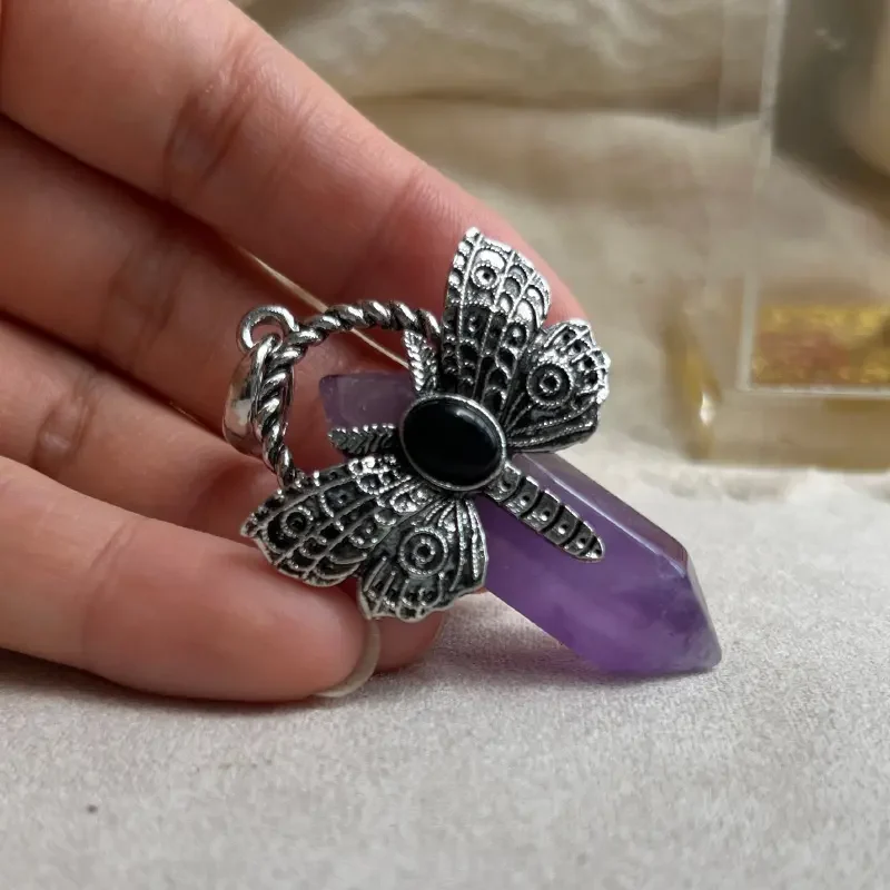 Dragonfly Hexagon Necklace