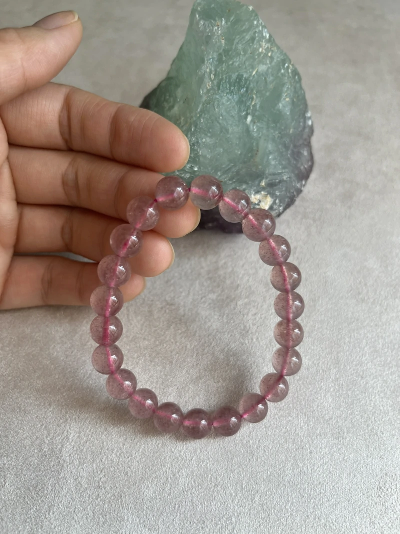 Eco Friendly Strawberry Quartz Jewelry