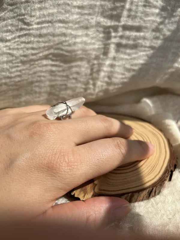 Gift White Crystal Ring