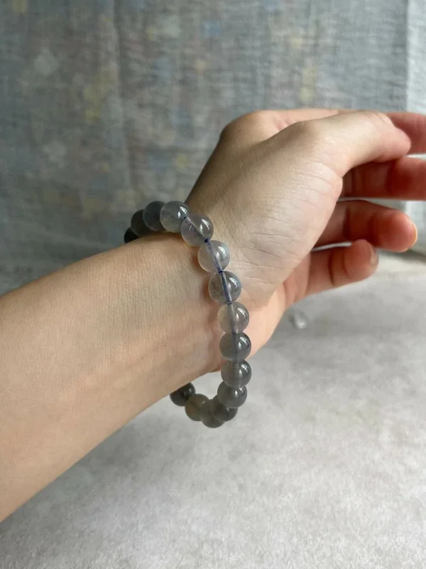 Gray Moonstone Crystal Bracelet