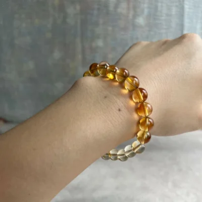 Handcrafted Yellow Topaz Bracelet