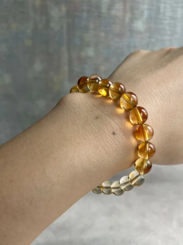 Handcrafted Yellow Topaz Bracelet