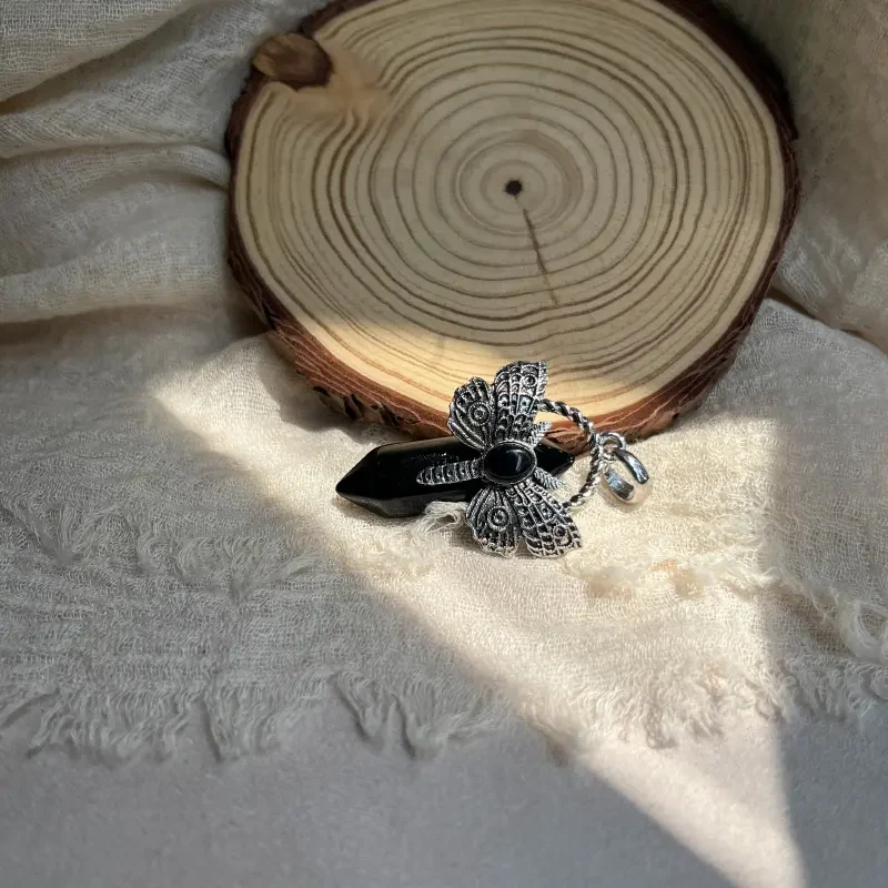 Hexagonal Prism Obsidian