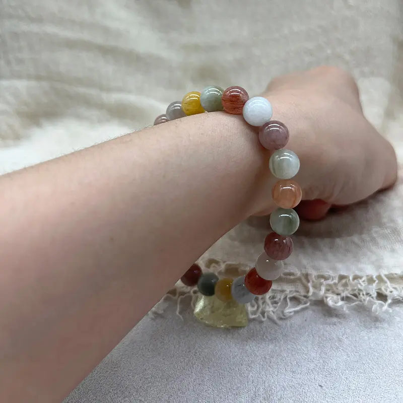 Natural Rabbit Hair Quartz Bracelet