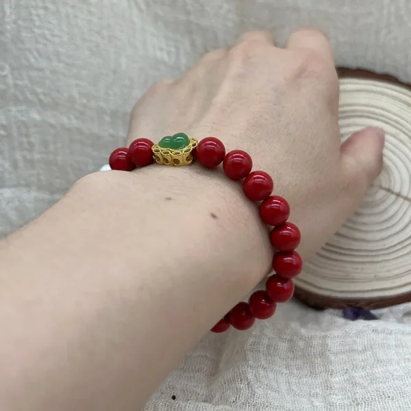 Natural Cinnabar Bracelet