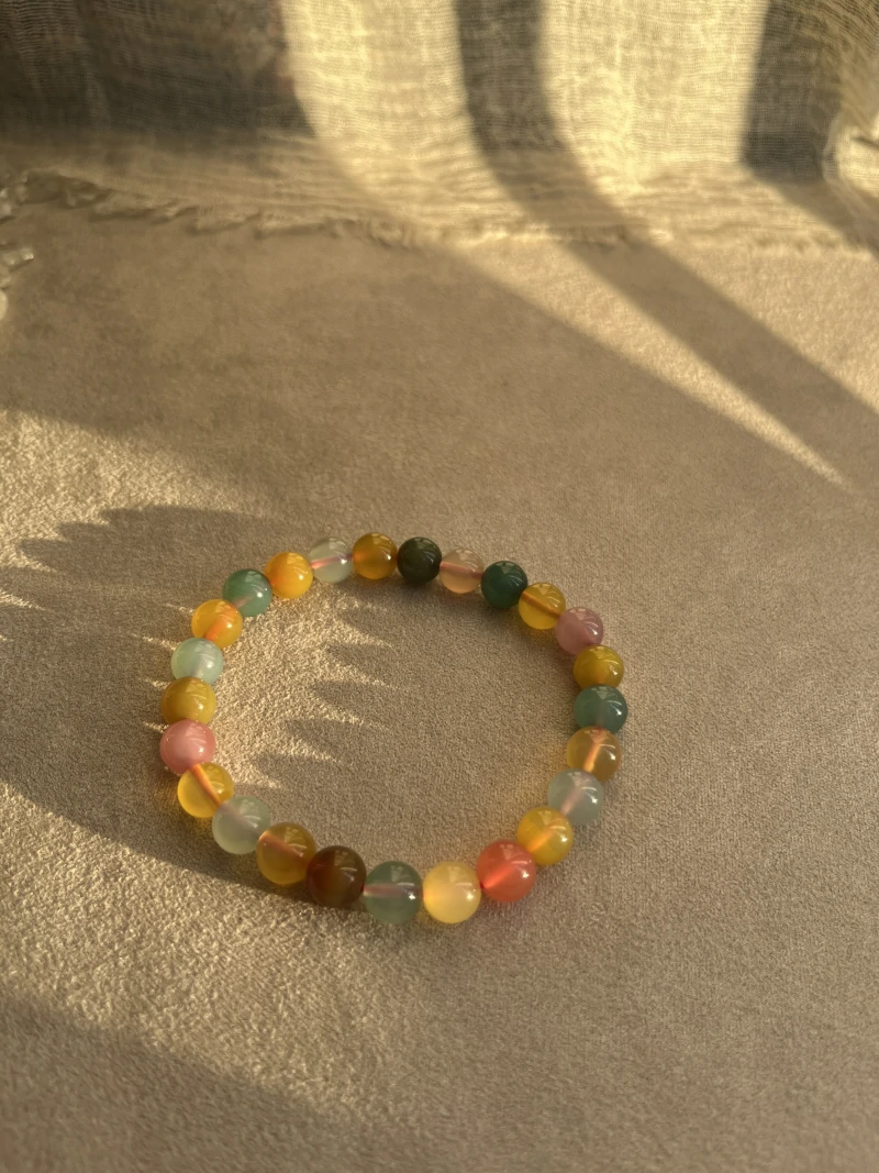 Natural Colorful Agate Jewelry