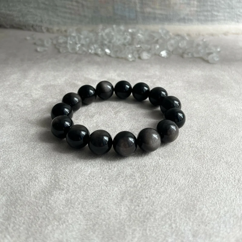 Silver Obsidian For Inner Strength