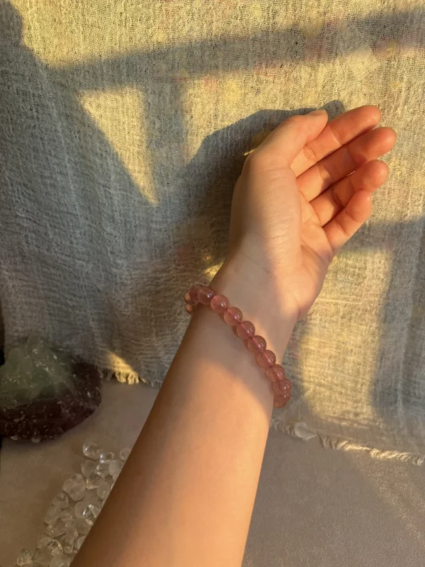 Strawberry Quartz Bracelet